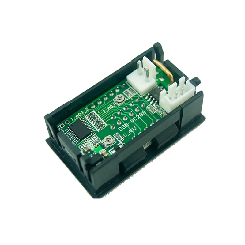 1PC 0.28 inch DC0-100V 10A LED DC Double Display Digital Current Voltmeter Meter(Low Voltage Models)