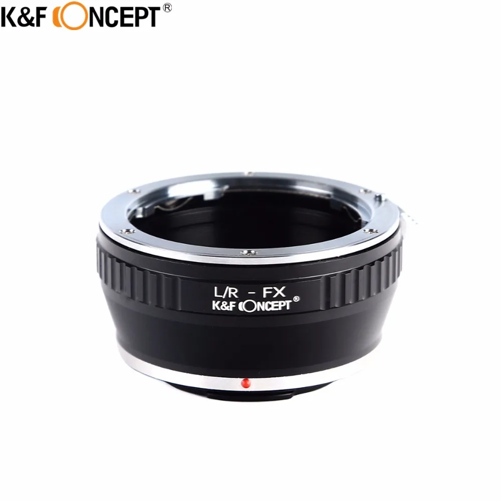 K&F CONCEPT Camera Lens Mount Adapter Ring of Metal For Leica R Mount Lens to for Fujifilm FX Mount Camera Body