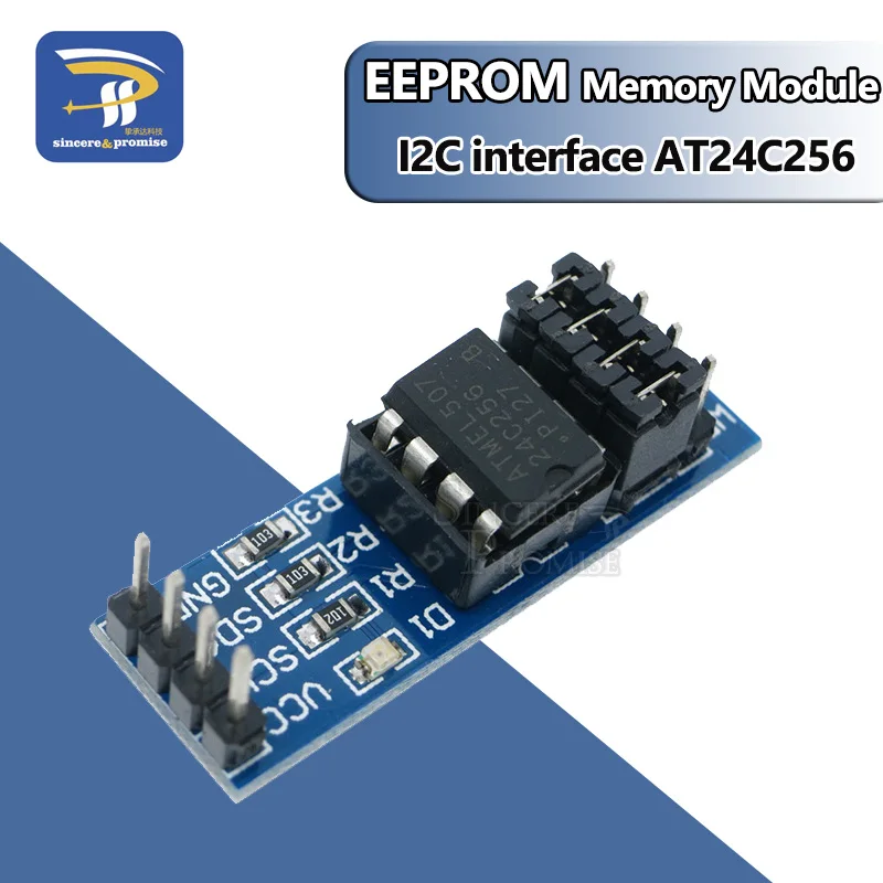 AT24C256 I2C Interface EEPROM Storage Module IIC Single-Chip Microcomputer Development Intelligent Car Accessories