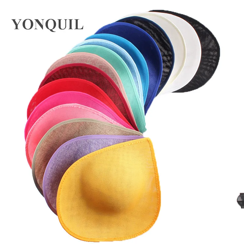 New Arrival Multiple Colors 30 CM Derby Hair Hat Fascinator Base Wedding Party Church Banquet Hair Accessory 5Pcs/Lot SYB05