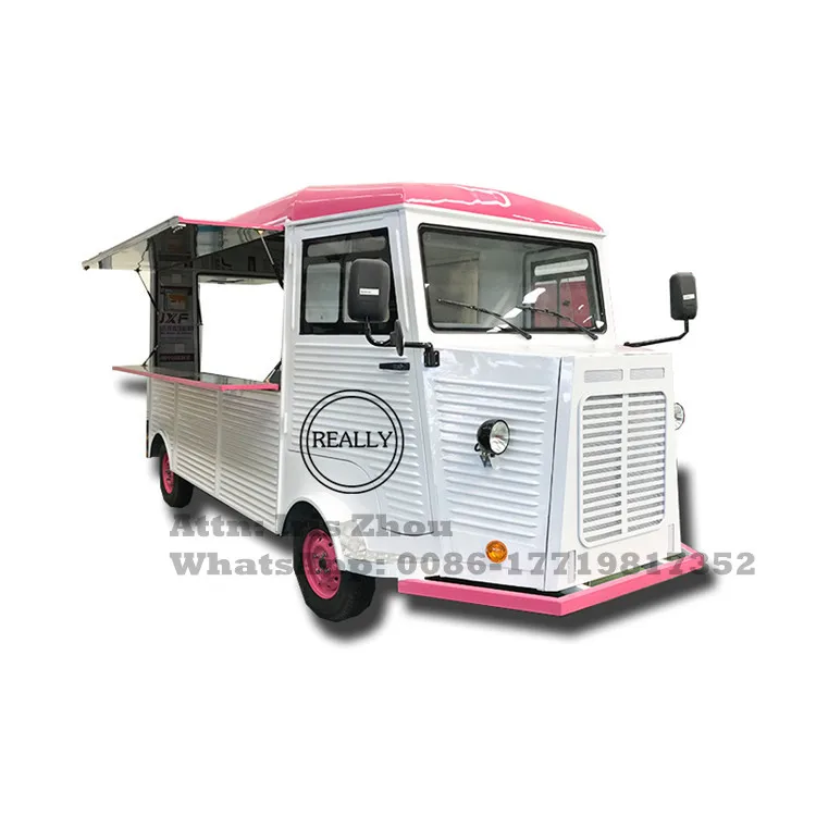 Exhibition Retro  Mobile Electric Truck For Sale Europe Food Van