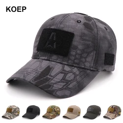 KOEP Outdoor Sport Snapback Baseball Caps Camouflage Simplicity Camo Hunting Hat For Men Adult Training Cap