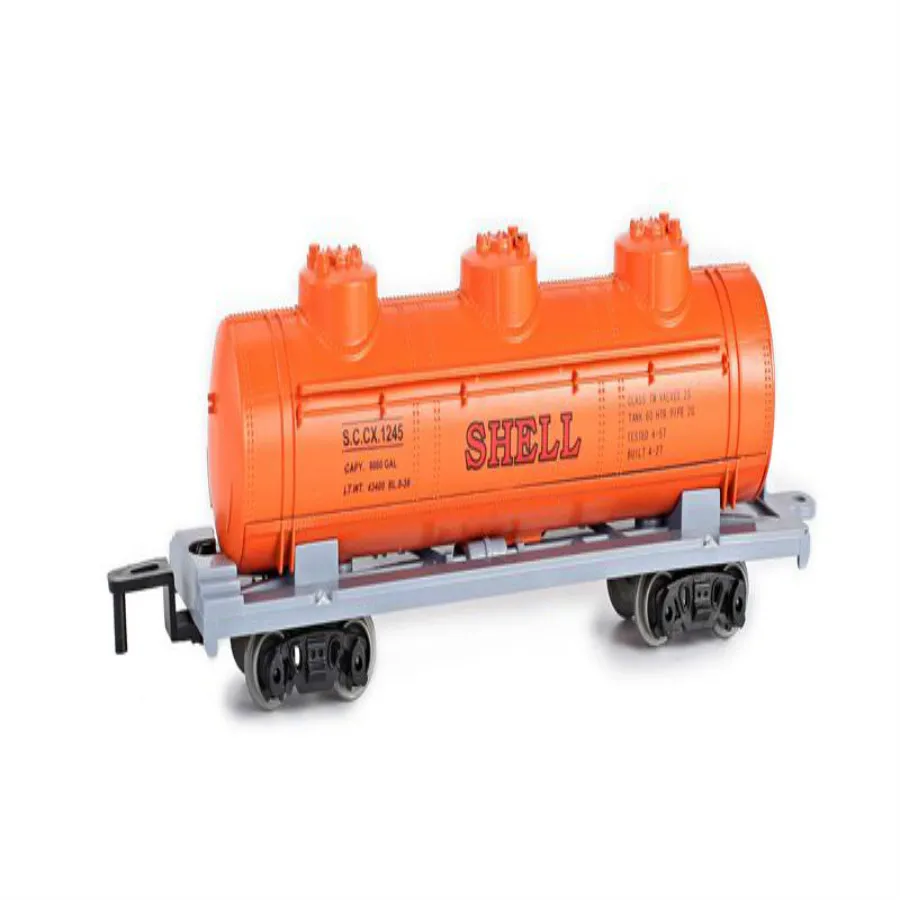 2pcs Plastic TTrain Container Railroad Layout General Train Accessories Tanker Freight  Coal Carriage Passager Car