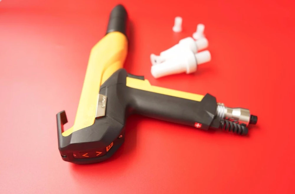 Utilização Manual de Pós-venda Optiflex Pistola de Pulverização em pó Eletrostático para Gema Gm03 com Bico para Máquina de Revestimento de Alta Qualidade