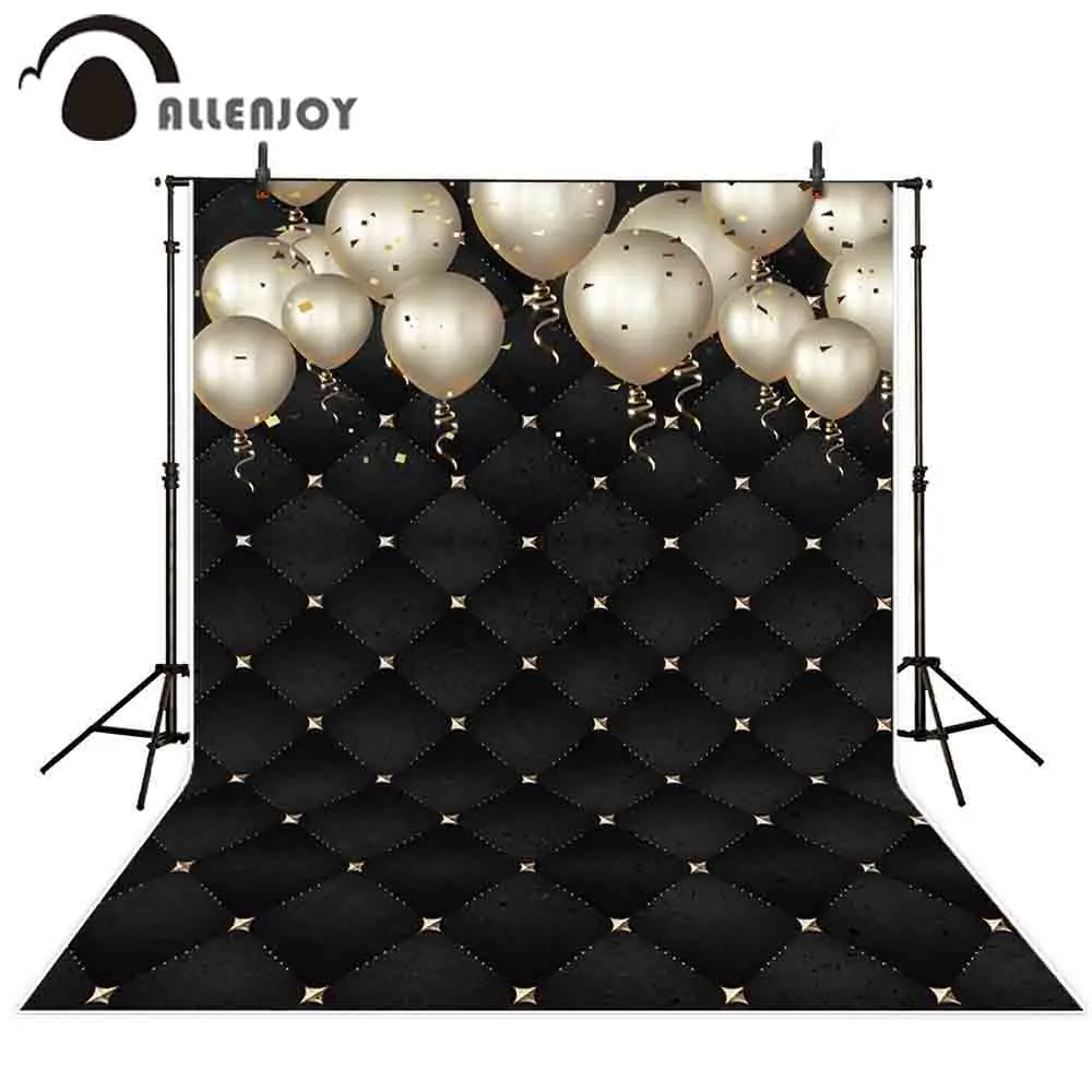 

Allenjoy vinyl photo backdrop diamond shiny Headboard balloon birthday Party photocall photobooth decor studio custom shoot prop