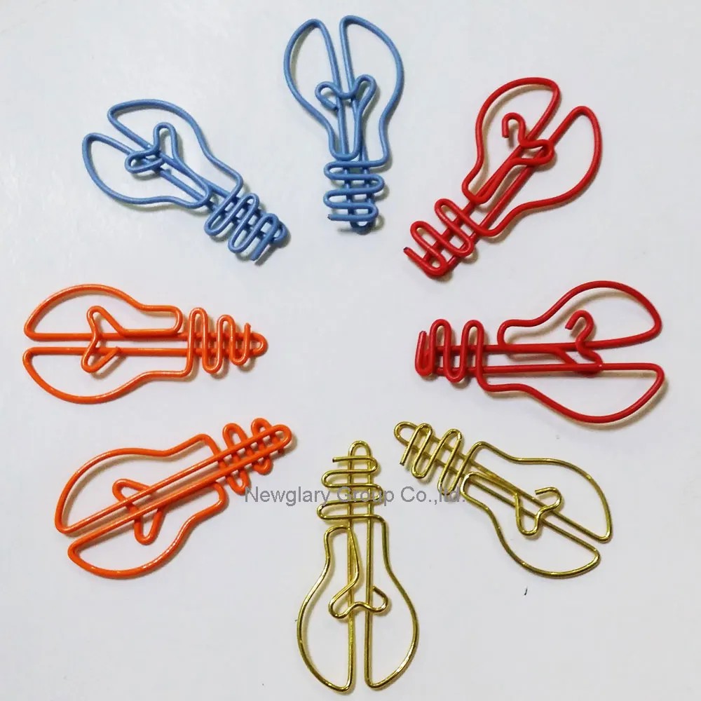 100pcs/lot  Everyday Objects  Paper Clips Creative Interesting Bookmark Clip Memo Clip Shaped Paper Clips for Office School Home