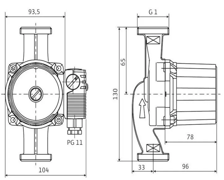 Imagem -03 - Bomba Solar do Calefator de Água da Bomba Rs15 220 Volts 50 hz da Circulação da Água