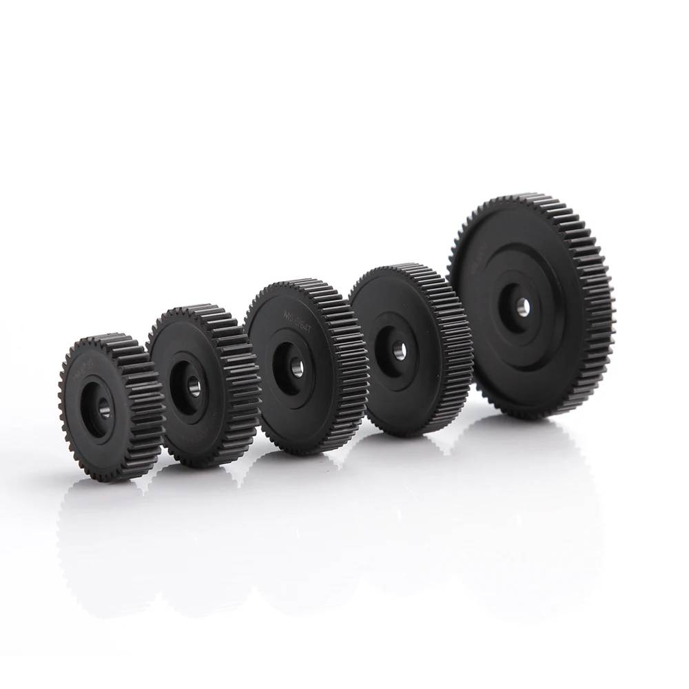 5PCS FOTGA 0.5 0.6 0.8 mm Mod Pitch Gear Pinion Ring Set for DP500III Follow Focus Camera Fotografica Photography Accessories