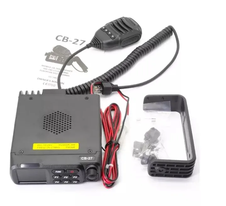 QYT Mobile CB-27 Car two way radio Transceiver AM FM  Vehicle Mouted band european CB27 12V 24V mobile CB radio 26.965-27.405MHz