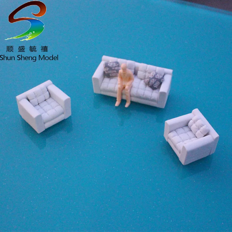 Mini  sofa VSF26 Furniture For Model Indoor Design scale 1:20--1:100  miniature model Sofa Furniture