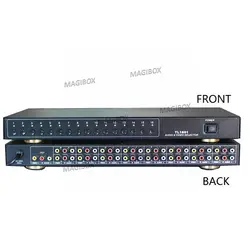 Audio Video Selector 16 inputs  1 outputs video switcher AV Switcher AV Selector CCTV