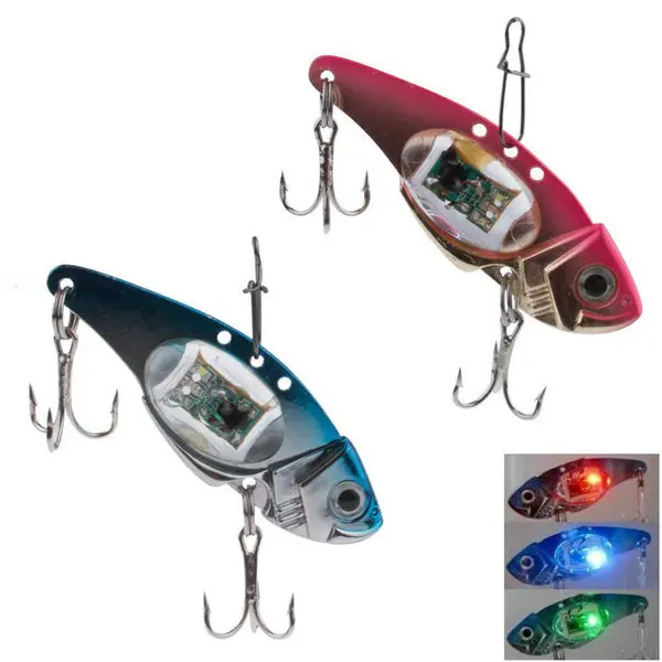 Deepwater Fishing LED Fish Lure Bait Light Flashing Lamp Tackle Hooks Outdoor Fishing Lures