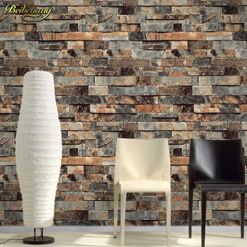 beibehang papel de parede,3D Wall Paper Brick Thicken PVC Stone  PVC Vinyl Wallpaper Roll for Walls Papel Pintado Vintage