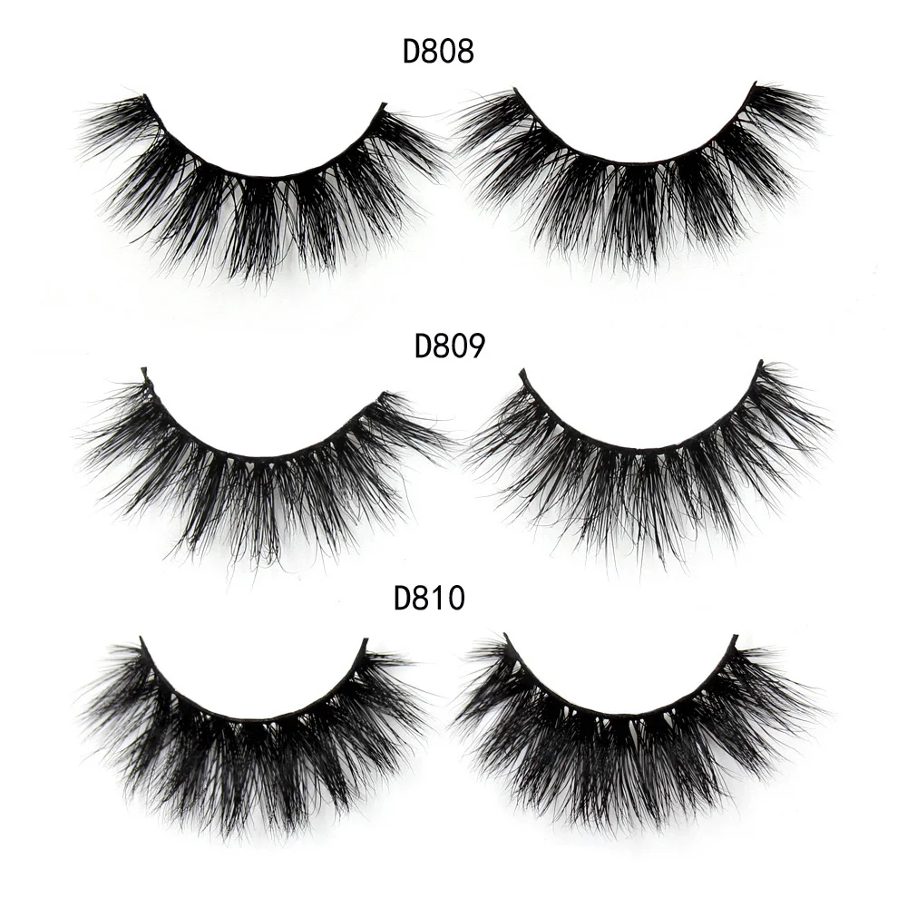 SOQOZ Mink Eyelashes 3D Mink Lashes 100% Cruelty free Lashes Handmade Reusable Natural Eyelashes Popular False Lashes Makeup