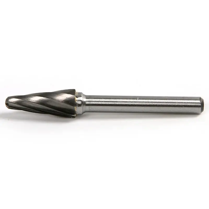 1pc 6*10 mm Tungsten Carbide Rotary Files Coarse-toothed Single-cut Rotary Burrs For Dremel Rotary Tools