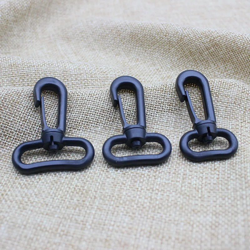 

Plastic Swivel Snap Hooks For Bag Belts Straps Keychain Clasp Backpack Accessories Webbing 20mm 25mm 30mm 300 pcs/lot