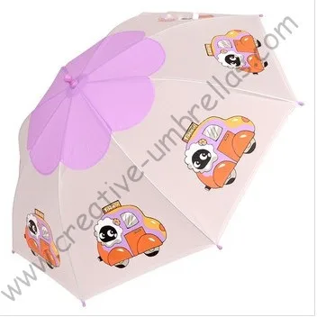 

Baby umbrella,professional making umbrellas,auto open.8mm metal shaft and fluted ribs,safe&enviroment kid umbrellas