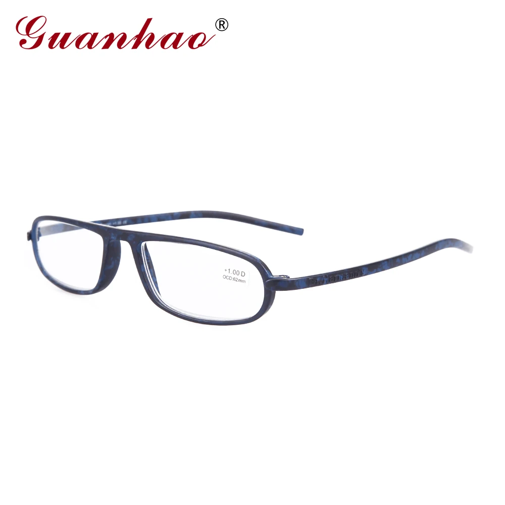 

GuanHao Designer Unbreakable Reading Glasses Presbyopia Men Women TR90 Frame Light Reading Glasses 1.0 1.5 2.0 2.5 3.0 3.5