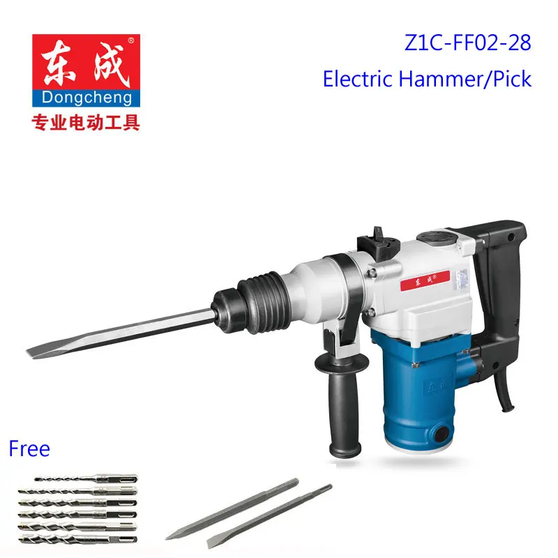 

28mm Electric Hammer/Pick 960w Rotary Hammer 220-240v/50hz Light Electric Pick (Free 8pcs Drill Bit)