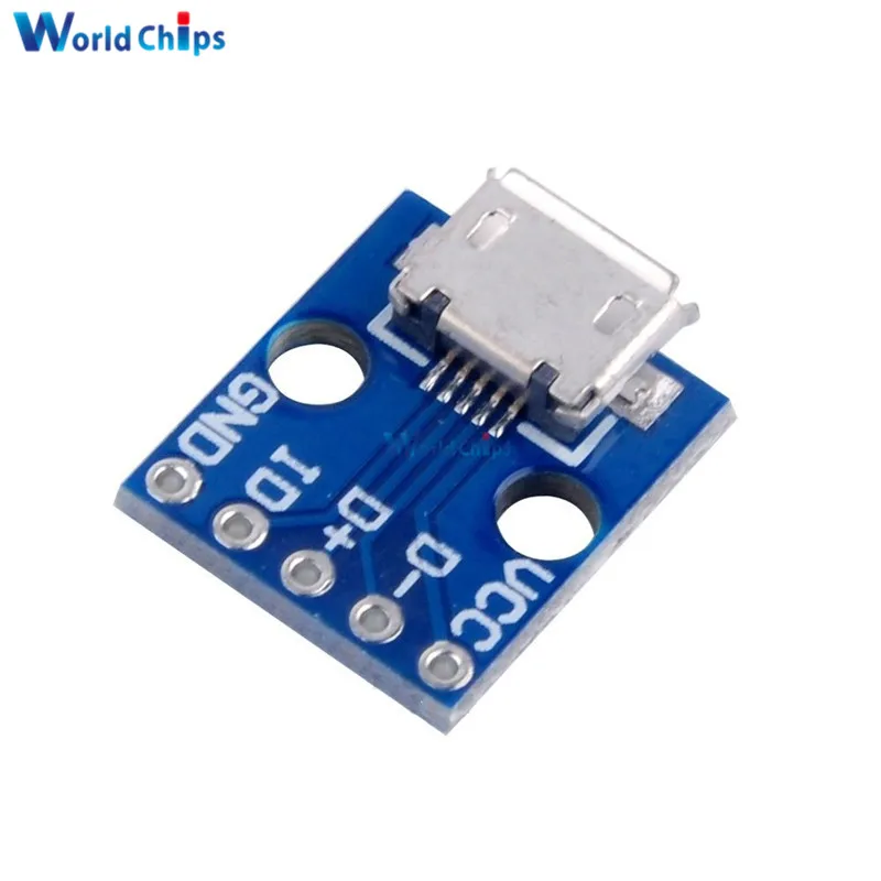 Adaptador de corriente de placa Micro USB CJMCU, módulo de interfaz de interruptor de arranque de 5V para Arduino, 5 uds.