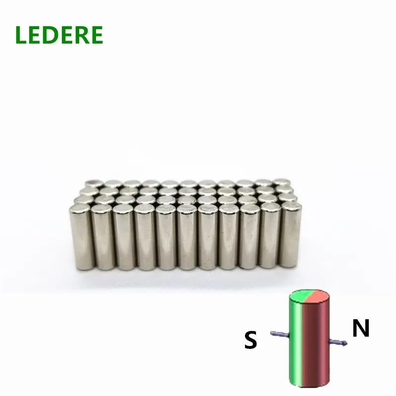 

50PCS NdFeB Diametrically Magnet Rod Diameter 3x9mm Precision DIY Experiment Center-less Grinding Surface Field Magnet 3x9 3*9