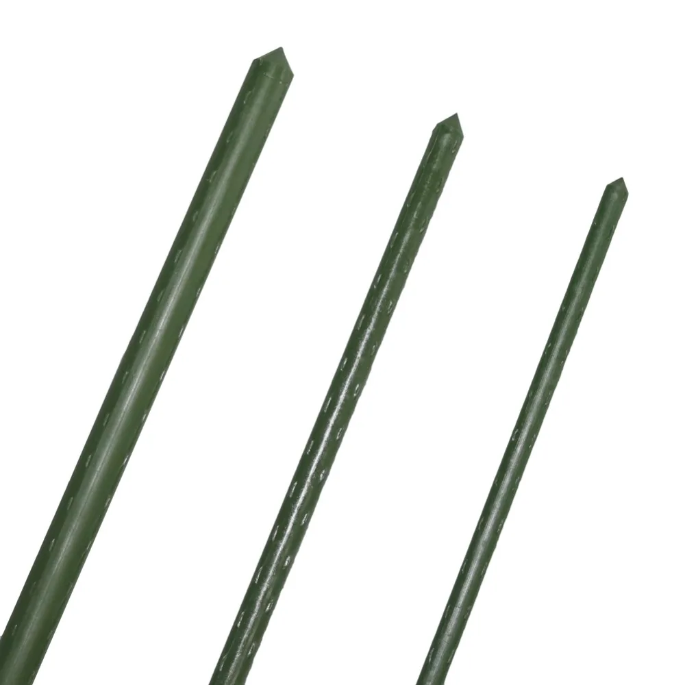 3Pcs Garden Stakes Coated Steel Plant Pole For Fixing Trees And Plants Tomato Sticks Supports For Potted Yard Plant Support