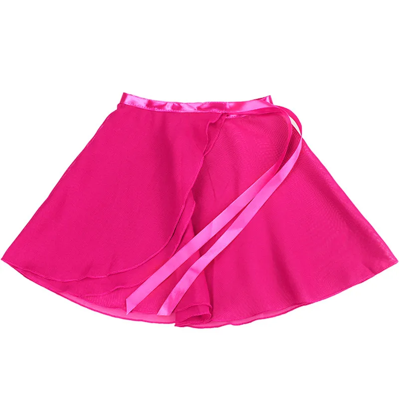 Professional Women Girls Children Chiffon Dance Skirt Ballet Tutu Gymnastics Skate Wrap Skirt Girls Basic Practice Ballet Skirt