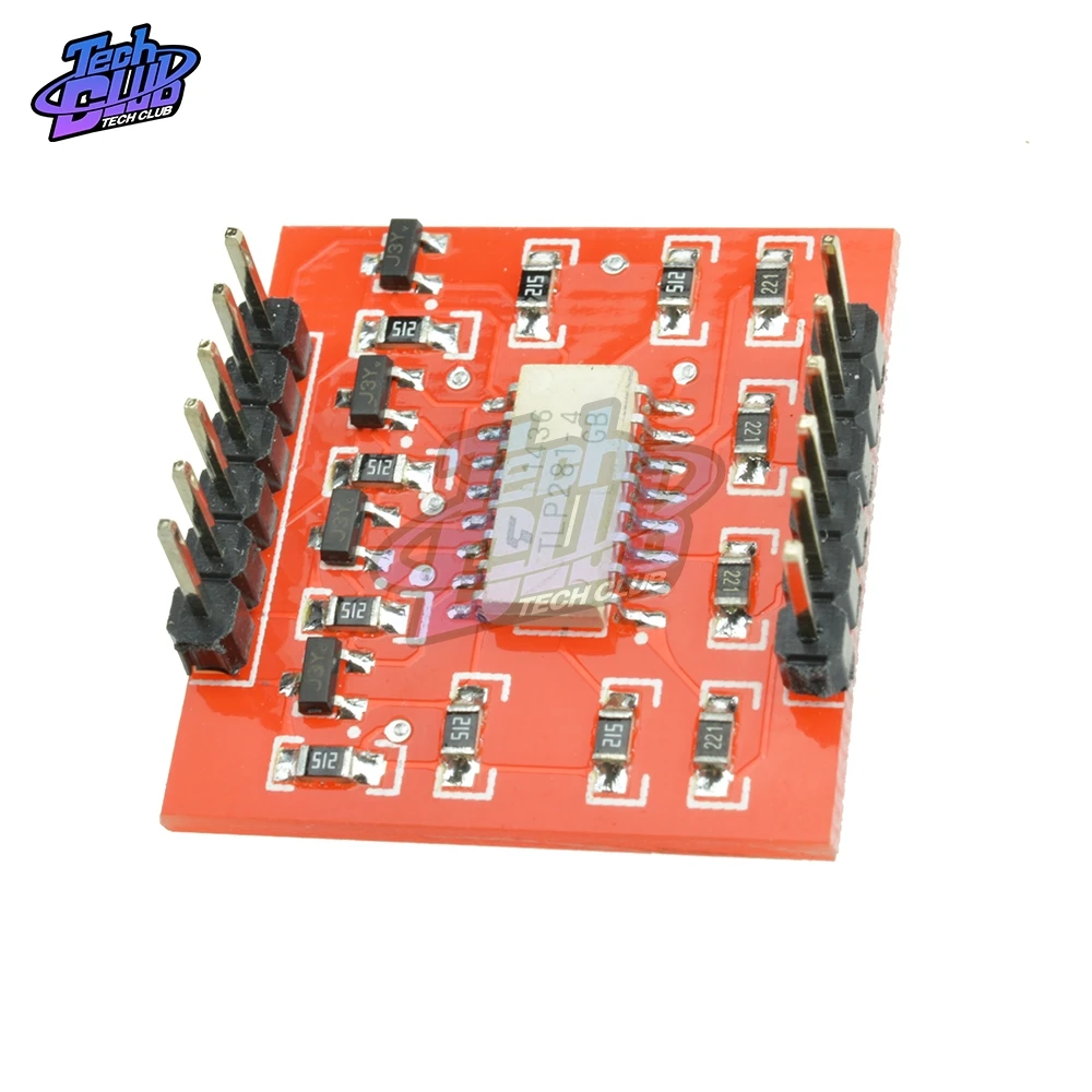 TLP281 modulo IC Opto-isolatore 4CH a 4 canali per scheda di espansione Arduino isolamento optoaccoppiatore di alto e basso livello 4 canali
