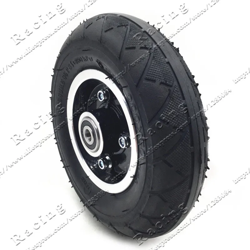 

Electric Scooter Tyre With Wheel Hub 8" Scooter 200x50 Tyre Inflation Electric Vehicle Aluminium Alloy Wheel Pneumatic Tire