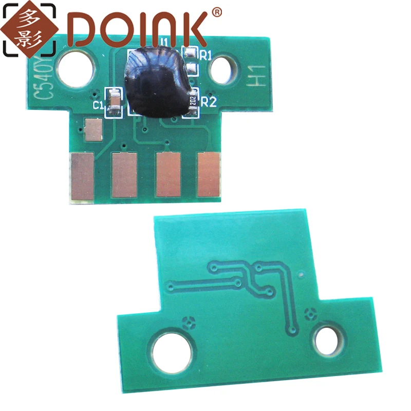 4pcs For Lexmark C540 C543 C544 C546 X543 X544 X546 X548 Toner Chip BK-2.5K,CMY-2K C540H1KG C540H1CG C540H1MG  C540H1YG C540H2KG