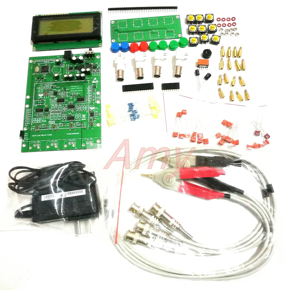 Imagem -02 - Kit Lcr Digital Bridge Board Professor xu Faça Você Mesmo Xjw01 03