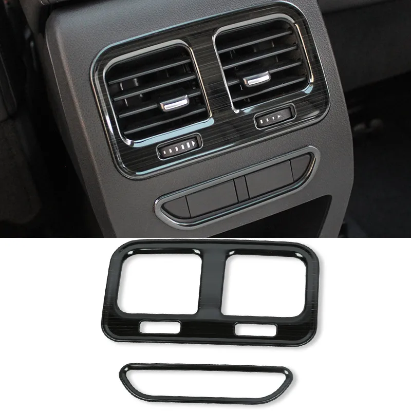 Vtear for Haval F7 F7X rear air outlet cover interior mouldings centre armrest outlet vent sticker frame automobile accessories