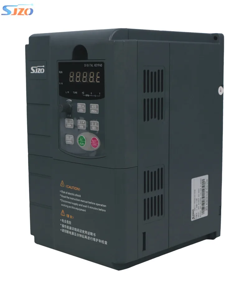 SJZO 511 Series Frequency Inverter 7.5KW V/F SVC FVC Variable Frequency AC Drive Triple Phase 380V Converter  For CNC Machine