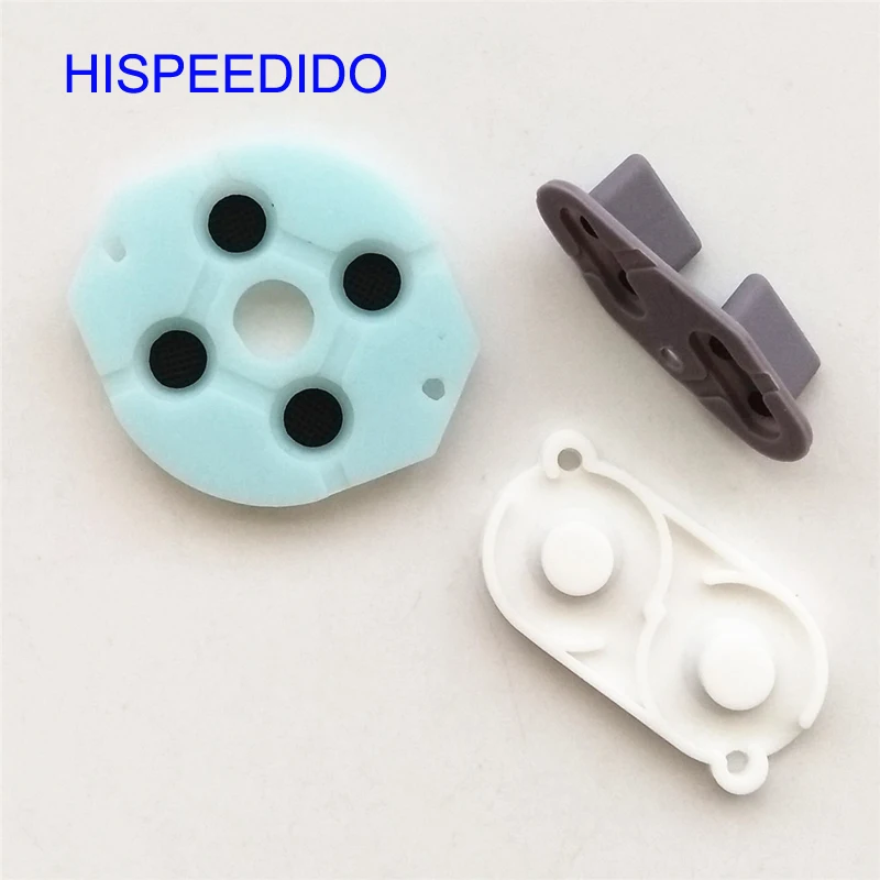 HISPEEDIDO 2 เซ็ต/ล็อตเปลี่ยน Conductive ยางซิลิโคนสําหรับ Nintendo Gameboy Classic GB GBO คอนโซล DMG