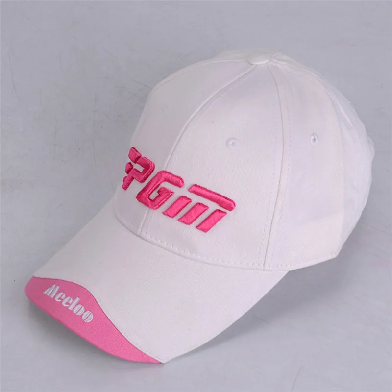 PGM Unisex Golf Hat Golf Caps Cotton Baseball Sunscreen Hat Breathable Quick Dry Top Cap Sport Peaked Cap Adjustable Range