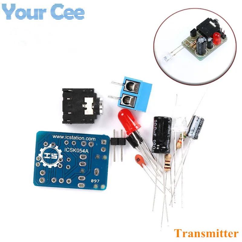 DIY Kit Infrared Wireless Module WIFI IR Sound Voice IR Transmission Suite Electronic Production ICSK054A