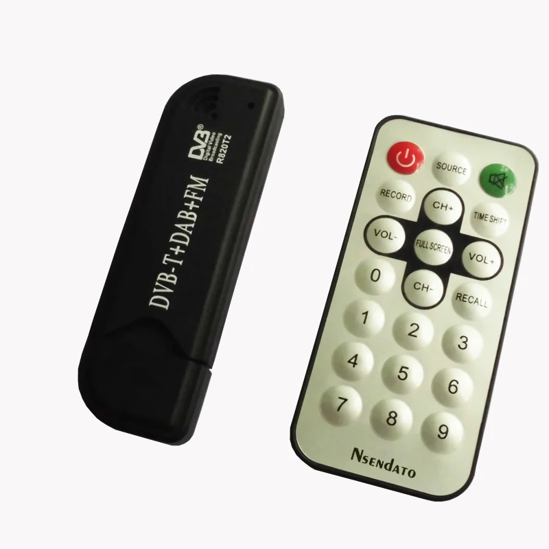 USB Smart TV Stick DVB-T i rtl-sdr odbiornik telewizji cyfrowej RTL2832U i R820T2 Tuner DVB-T + FM + DAB z anteną do android PC