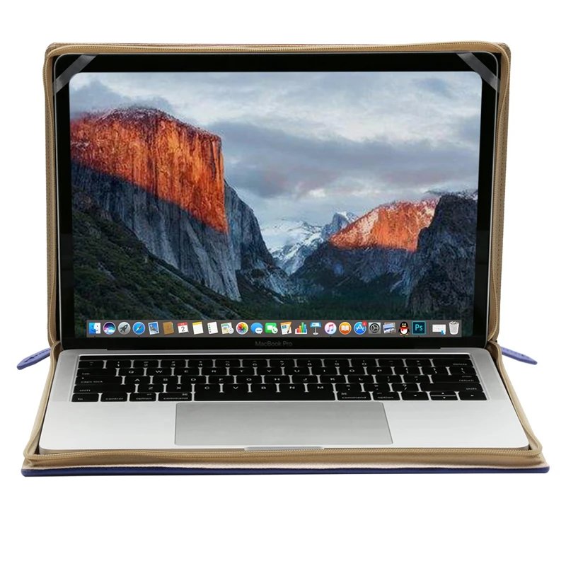 MOSISO PU Leather Laptop Case for New Macbook Air 13 A1932 Pro 13 15 Notebook Cover for Mac Pro 13 15 Inch Case 2016 2017 2018
