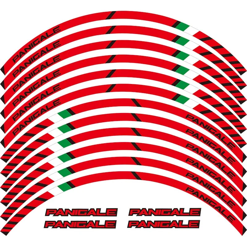 high quality motorcycle wheel decals Reflective stickers rim stripes For DUCATI 1299 PANIGALE S 959 PANIGALE