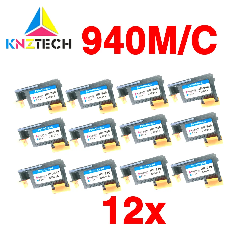 12PCS promoting compatible for hp940 C4901A replace compatible for hp 940 printhead pro8000 8000 8500 8500a printer