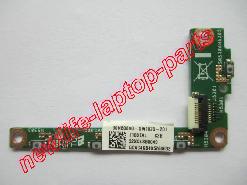 original T100TAL tablet power switch botton board T100TAL_SW_4L test good free shipping