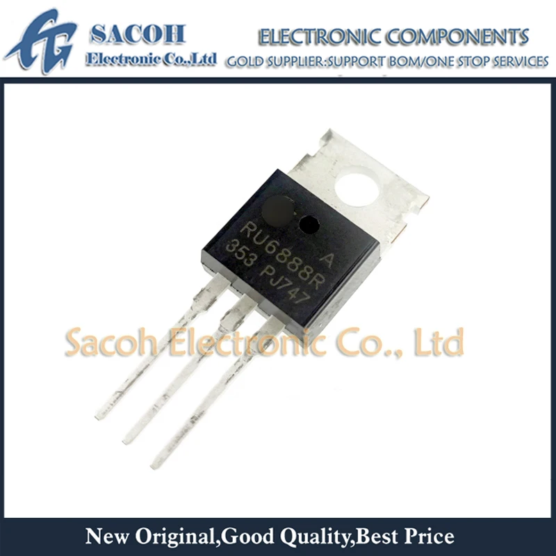 

New Original 10Pcs/Lot RU6888R RU6888R3 OR RU6888S OR RU6888P OR RU6888Q RU6888 TO-220 88A 68V N-Channel Power MOSFET