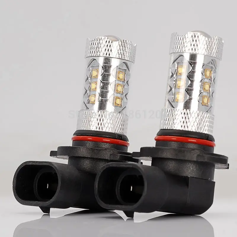 2Pcs HB4 6000K 9006 80W LED Car Headlight Fog Light Lamp Bulb Super Bright White