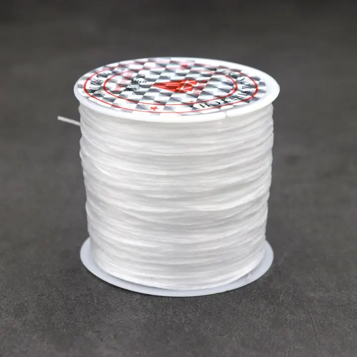50 m starke, dehnbare, elastische Kristallschnur mit Perlen, Drahtfaden, Seil für DIY-Armbänder, Halsketten, Schmuckherstellung – Detail 2