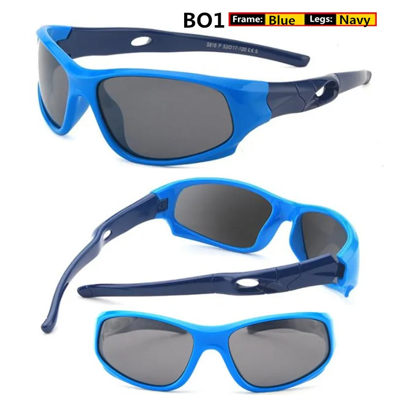 Summer Children Sunglasses Kids Boys&Girls Sun Glasses UV400 Anti-UV Sunscreen Silicone Polarized Glasses Gafas De Sol 3-12age images - 6