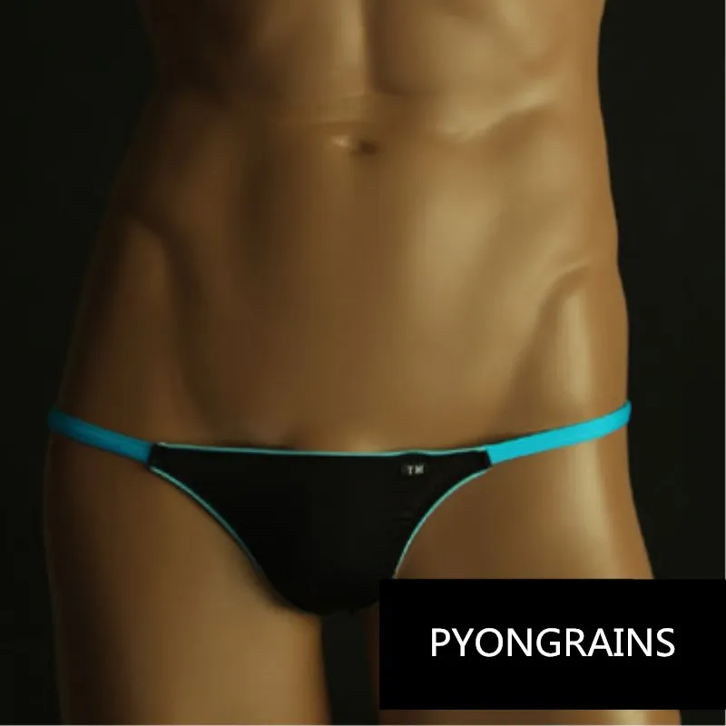 Sexy Mens Underwear Gay Multi Colors See Through Male G String Men Triangle Transparent String Jockstrap Gay Underwear Thongs