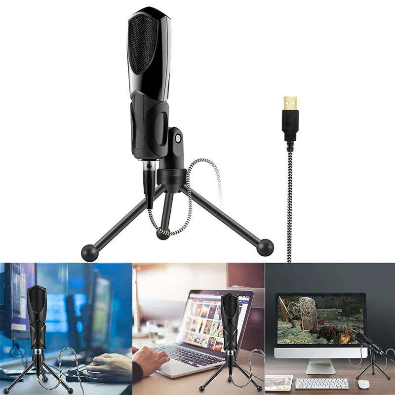 

Q3B Microphone Port for High Quality Professional Capacitor for Skype Computer Mac Video Chat Recording