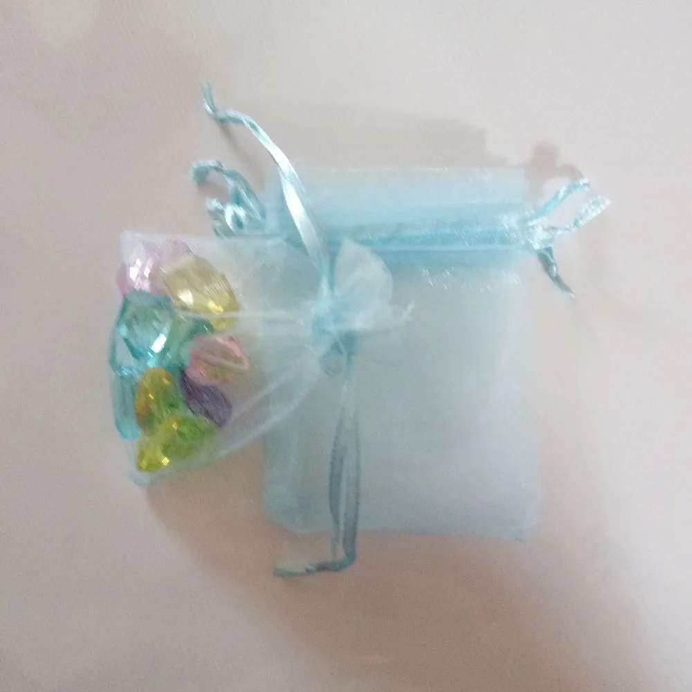 7x9cm Sacchetto di Organza 1000pcs Imballaggio Dei Monili di Visualizzazione Dei Monili Del Sacchetto Del Regalo Sacchetti Per La Cerimonia Nuziale Drawstring Bag Donna sacchetto di Immagazzinaggio di corsa