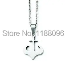

custom Chisel Stainless Steel Polished Anchor dog tag cheap custom steel cut out dog tag