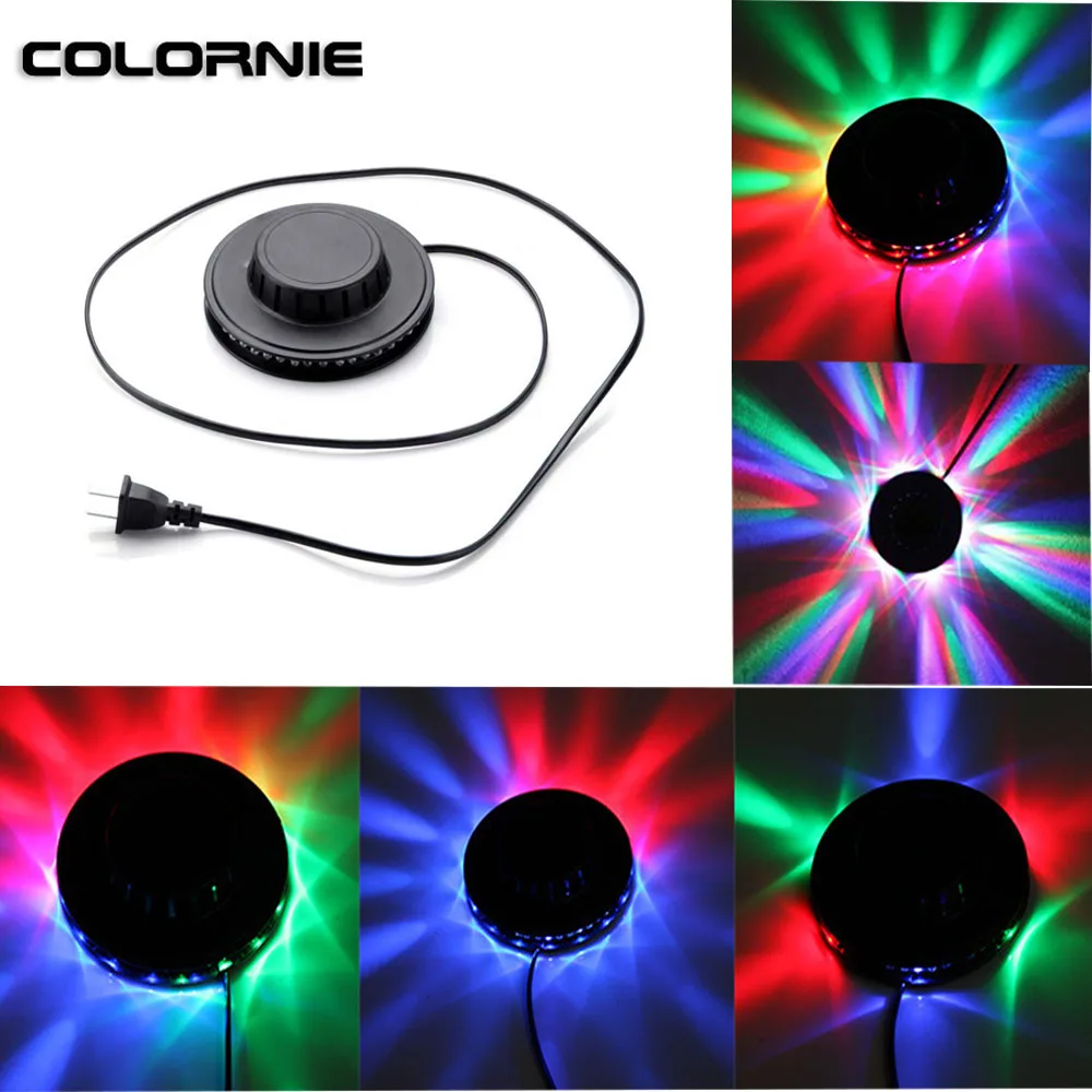 

48 LEDs Colorful Music Stage Light effect Bar Disco Spotlight Party Lights Mini Sunflower led light for DJ Club Pub